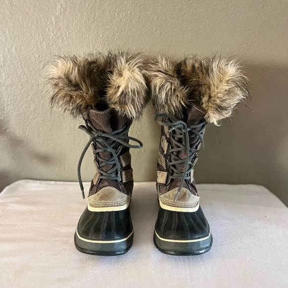 Sorel Joan of Arctic Women’s Taupe Boots Size 8 | Waterproof Winter Snow - Picture 2 of 12